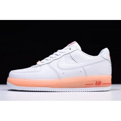 Nike Air Force 1 Upste Beyaz / Turuncu Kaykay Ayakkabı Türkiye - FFNXQAXQ